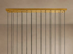 Colleena Linear Fluted Glass Chandelier