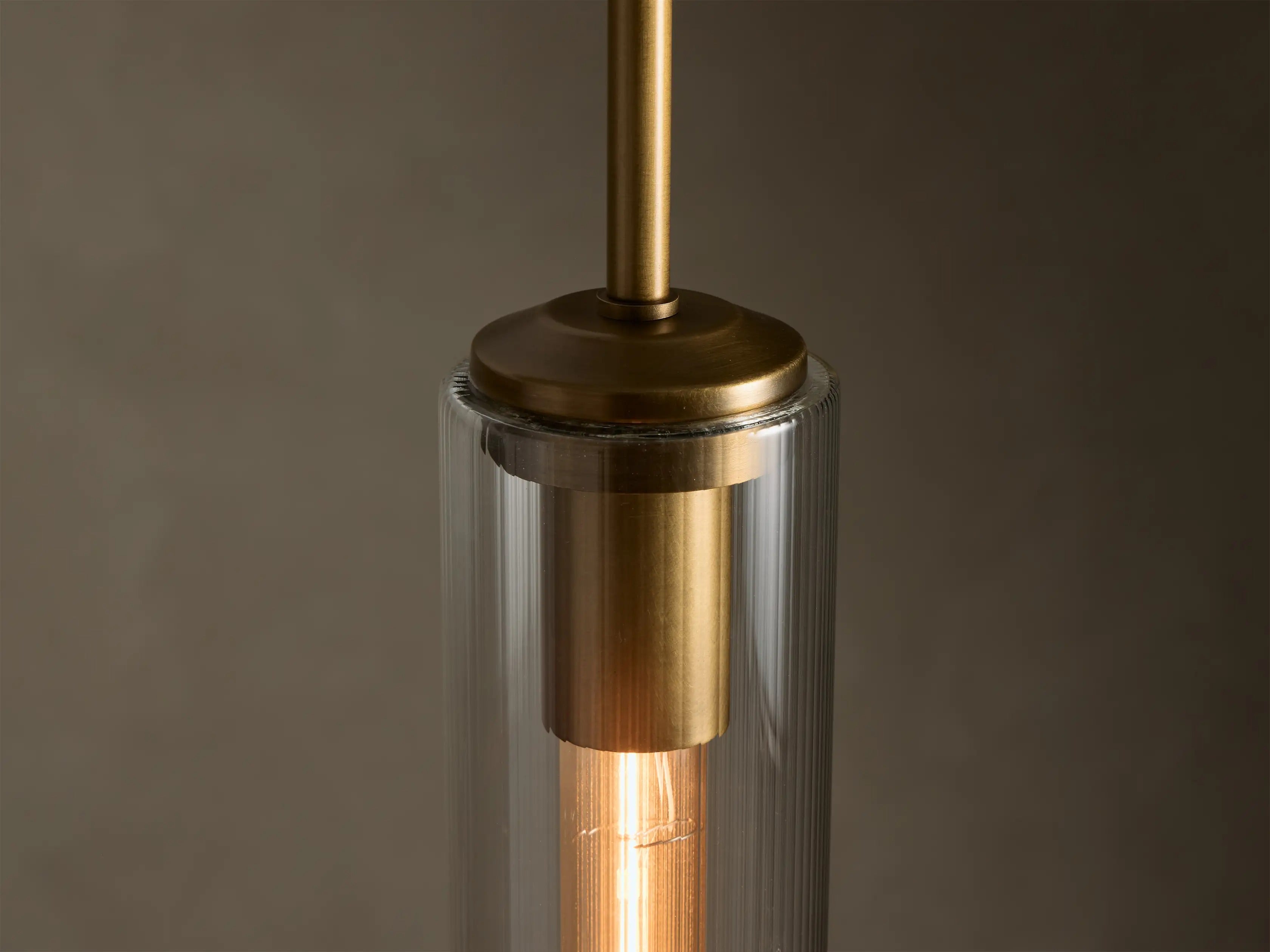 Colleena Fluted Glass Pendant