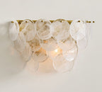 Riviera Glass Disc Sconce 13"-Manorlights