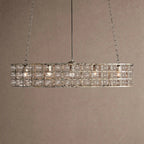 La Caged 5-Light Oval Chandelier - Silver ClayBlushlighting