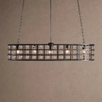 La Caged 5-Light Oval Chandelier - Silver ClayBlushlighting