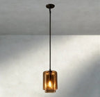 Lacour Amber Glass Pendant