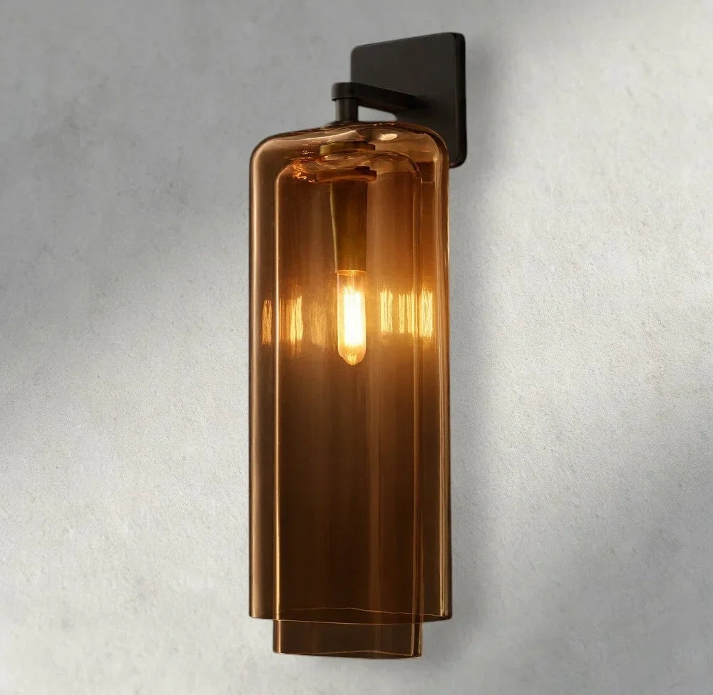 Lacour Amber Glass Sconce