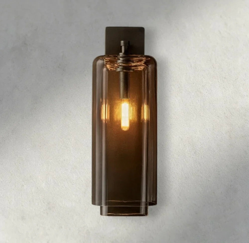 Lacour Amber Glass Sconce