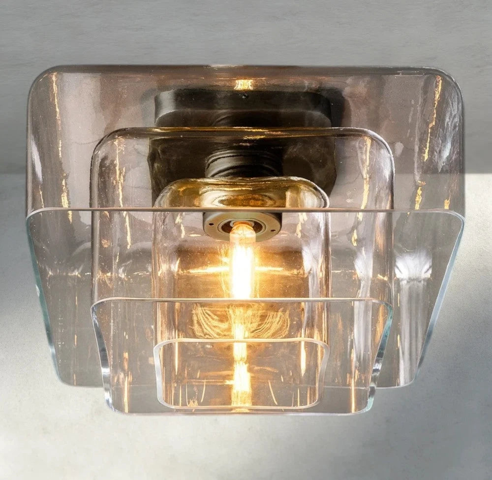 Lacour Clear Glass Flushmount