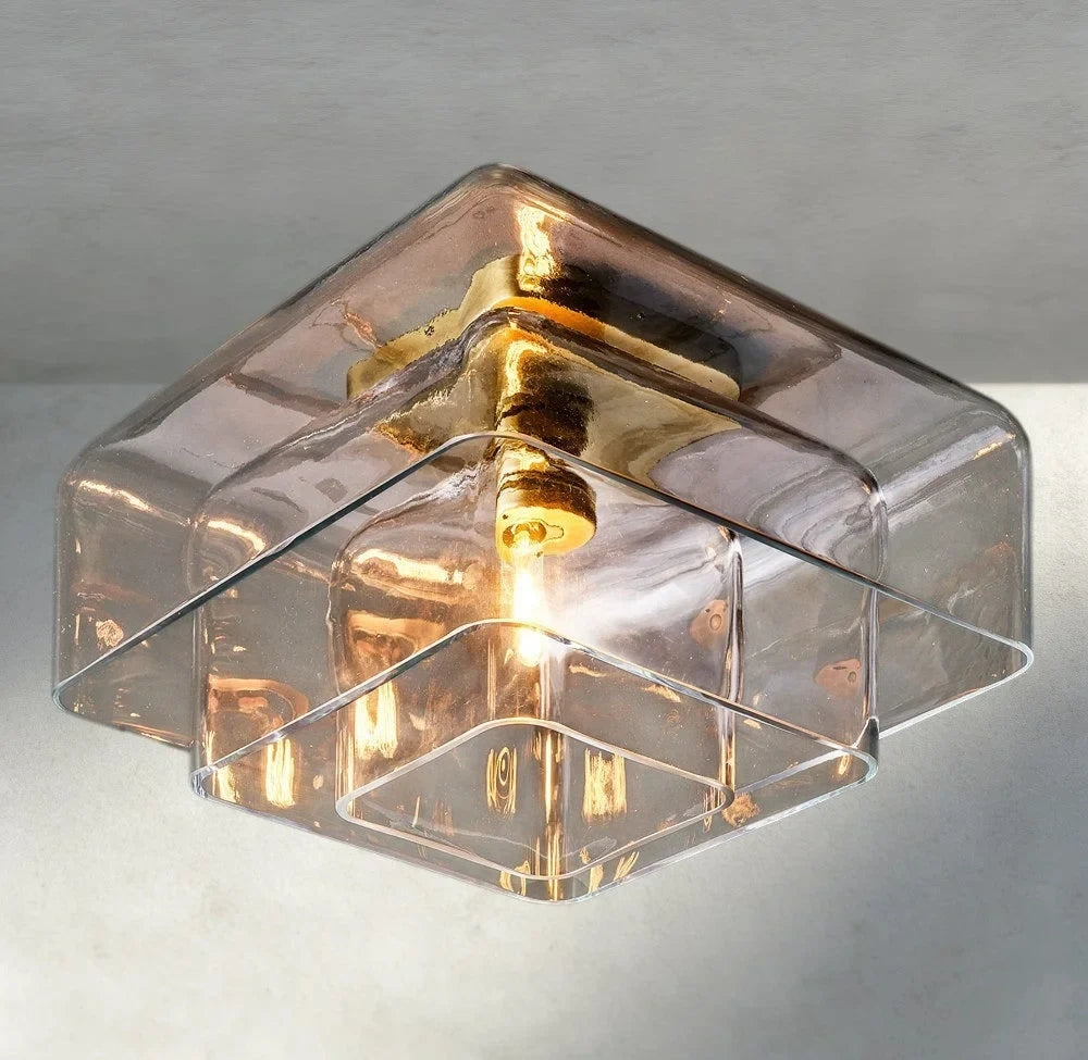 Lacour Clear Glass Flushmount