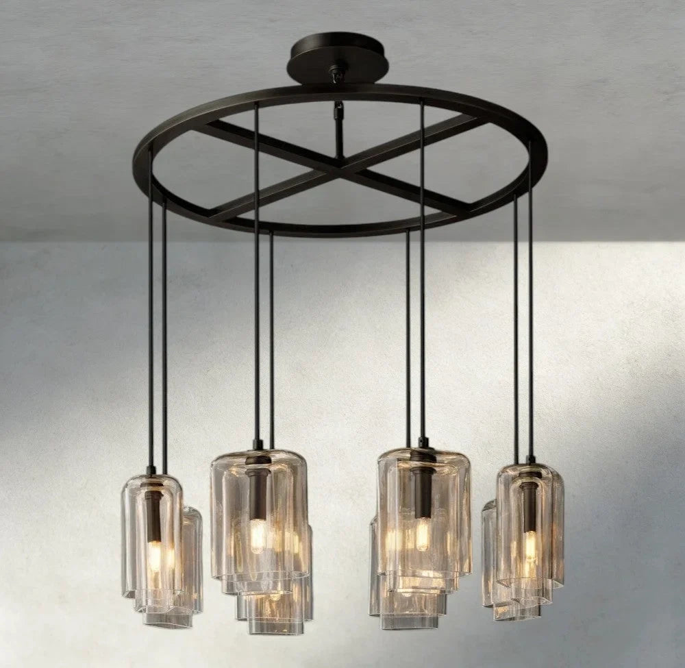 Lacour Clear Glass Round Chandelier