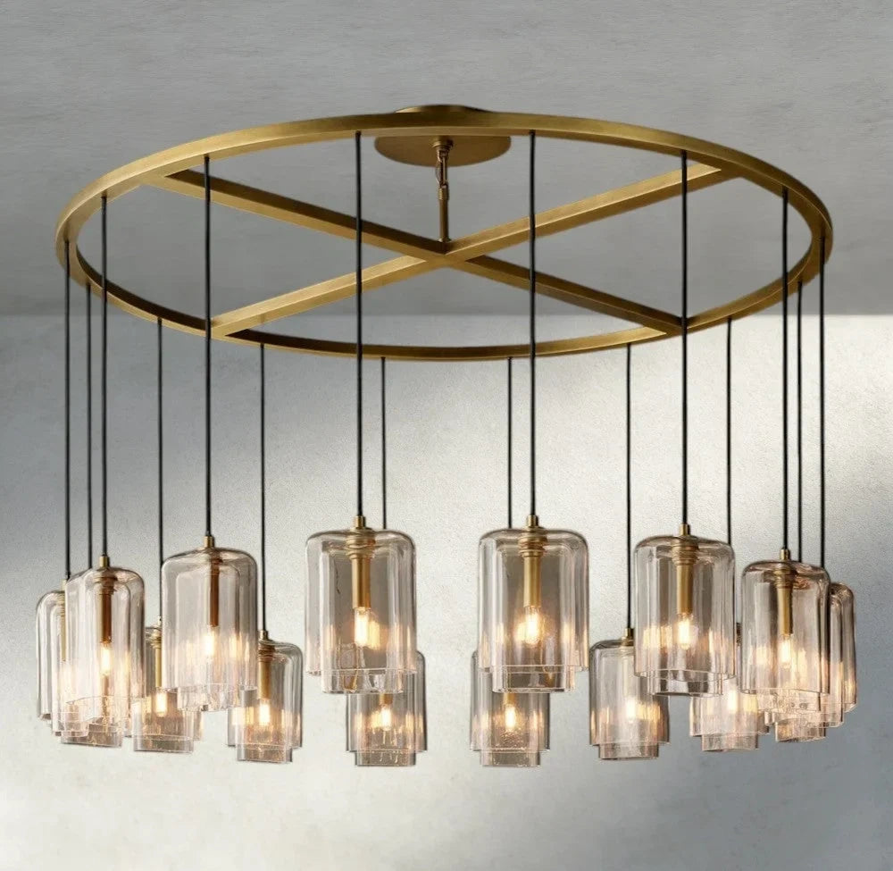 Lacour Clear Glass Round Chandelier