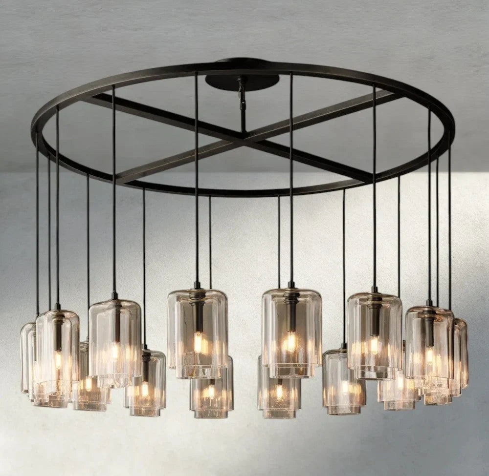 Lacour Clear Glass Round Chandelier