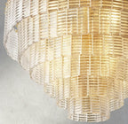 Sirene Clear Glass Round Chandelier 41", 52", 65"-chandelier-Manorlights