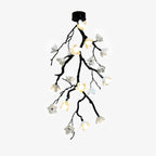 Large Long Branch Flower Chandelier-Manorlights