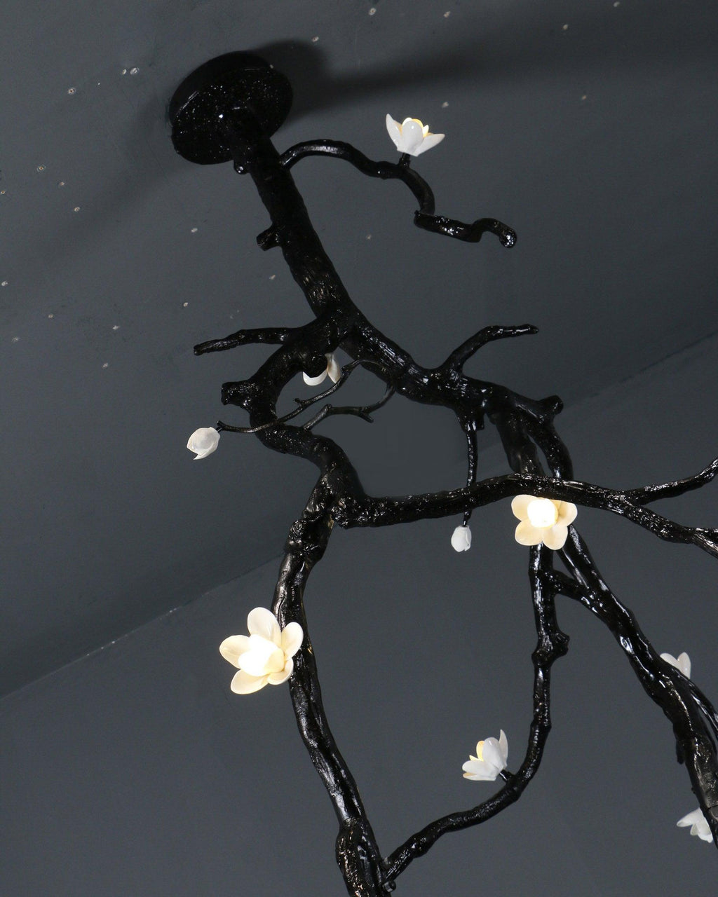 Large Long Branch Flower Chandelier-Manorlights