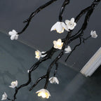 Large Long Branch Flower Chandelier-Manorlights
