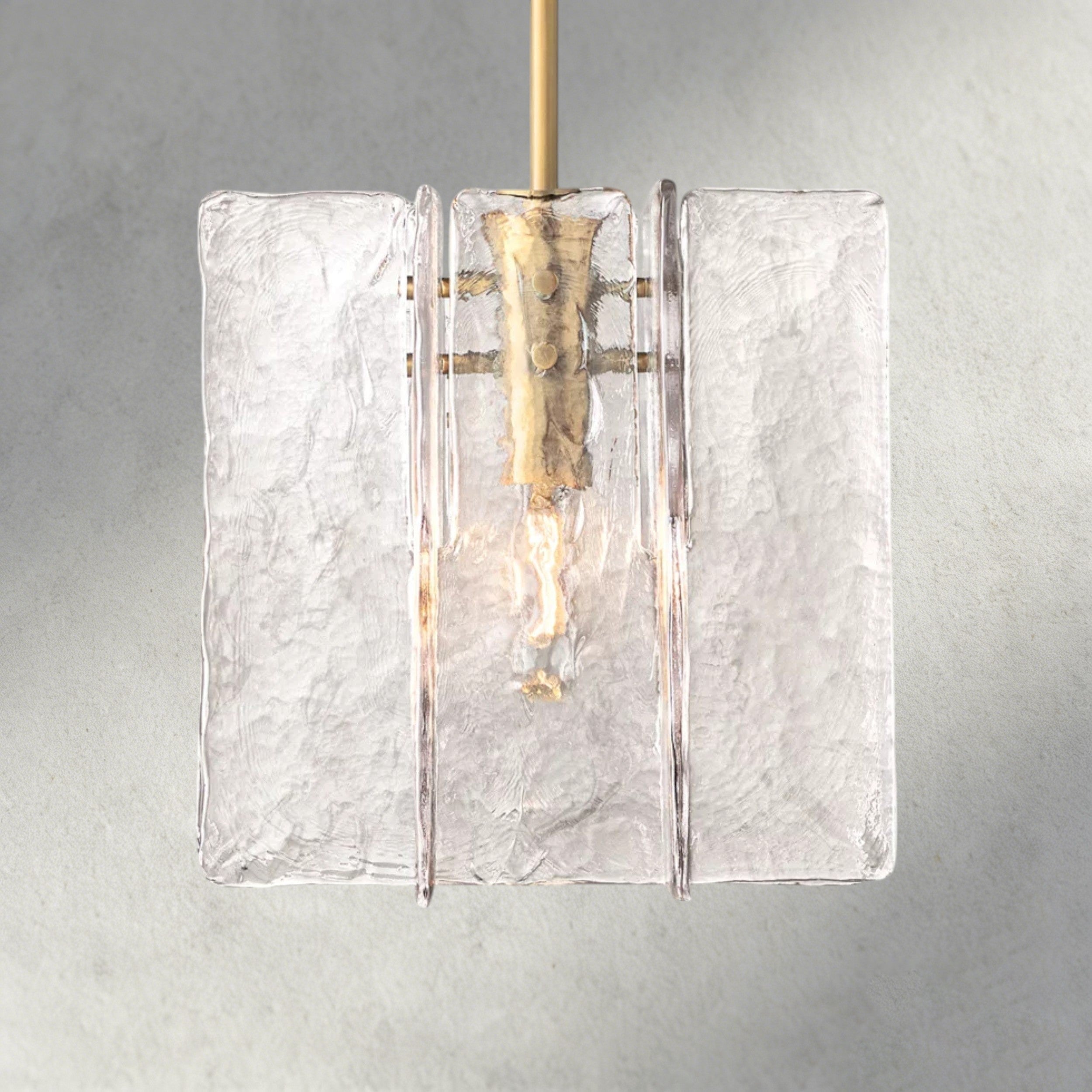 Lattice Clear Glass Pendant-Pendant Light-Manorlights
