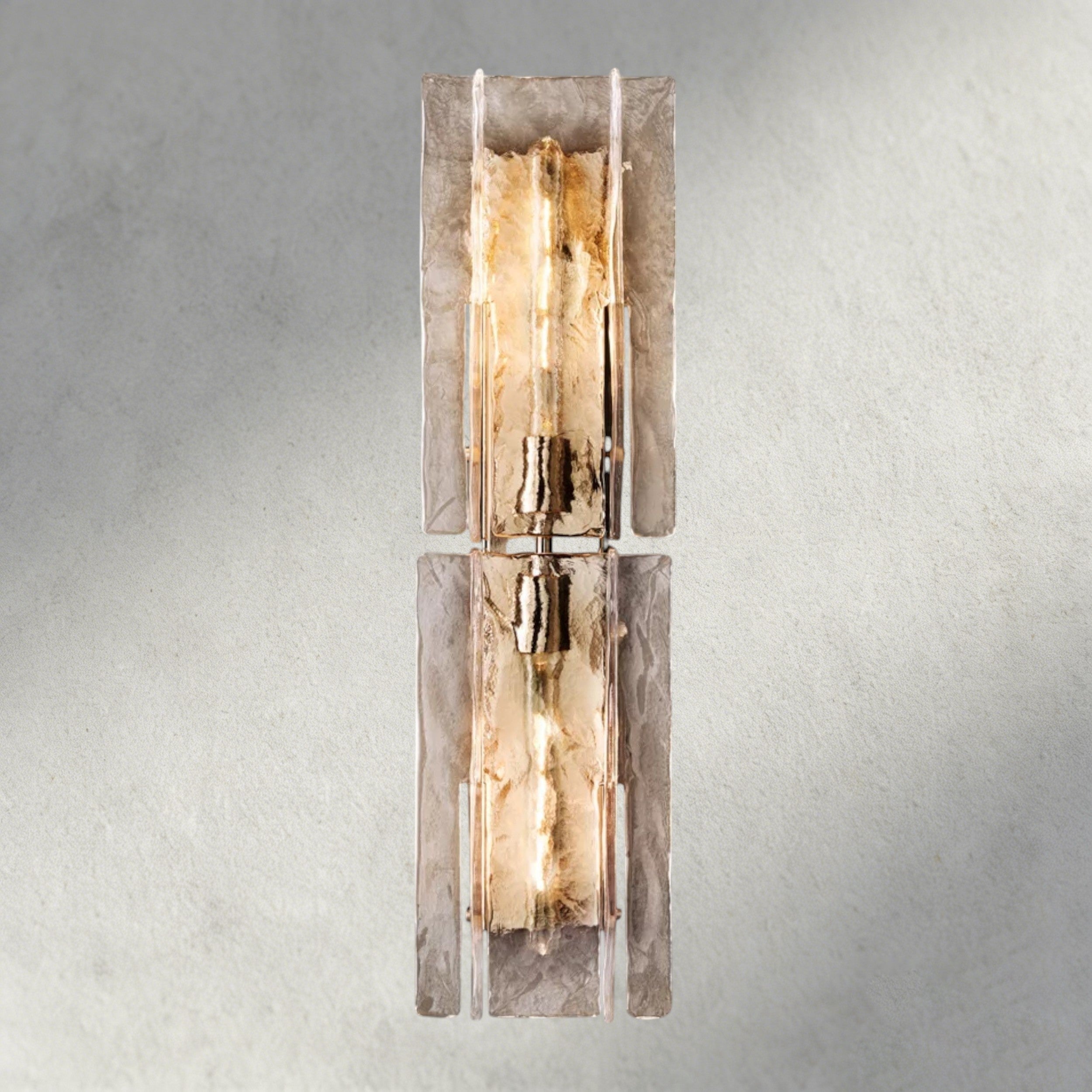Lattice Clear Glass Sconce 15", 30"-Wall Sconce-Manorlights