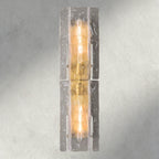 Lattice Clear Glass Sconce 15", 30"-Wall Sconce-Manorlights