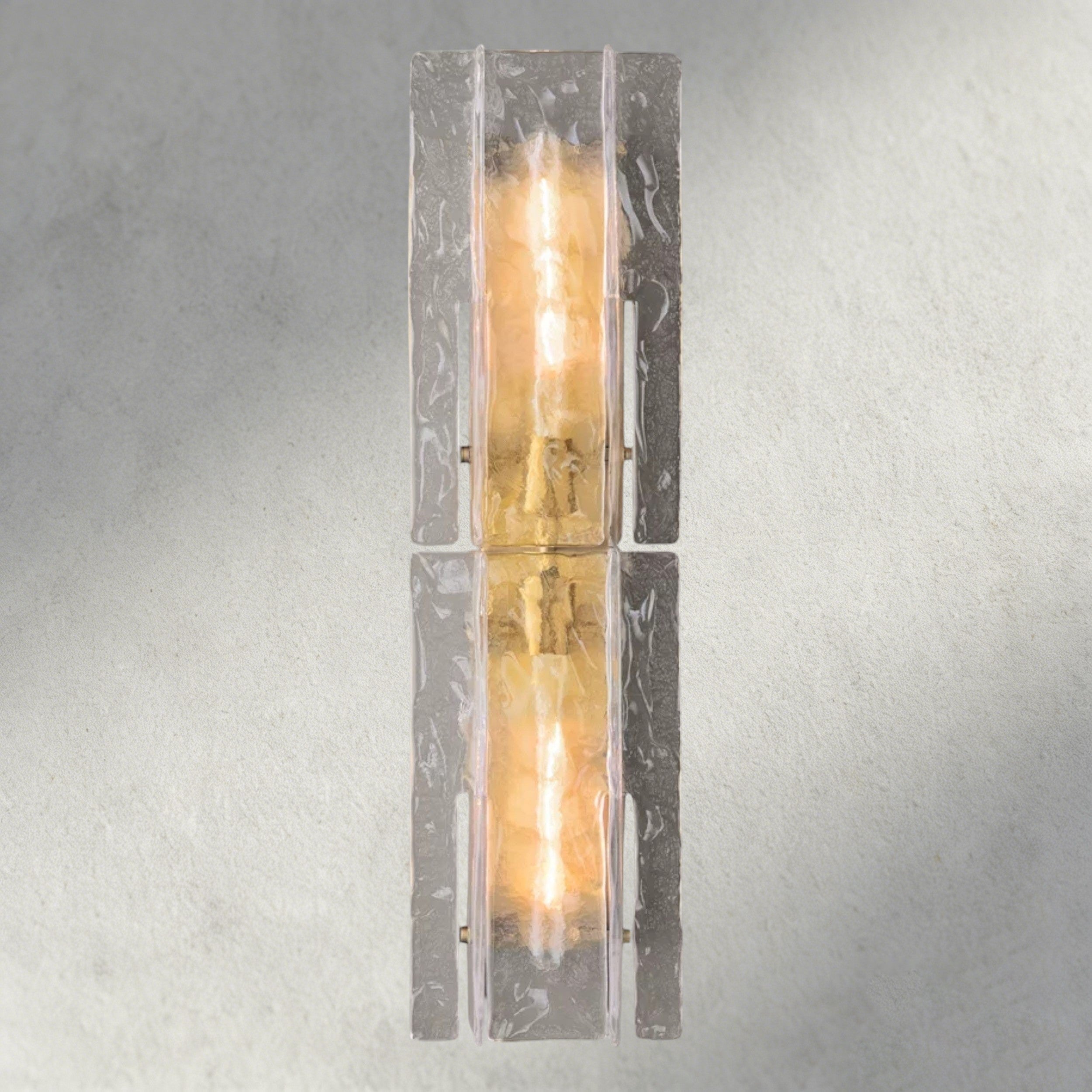 Lattice Clear Glass Sconce 15", 30"-Wall Sconce-Manorlights
