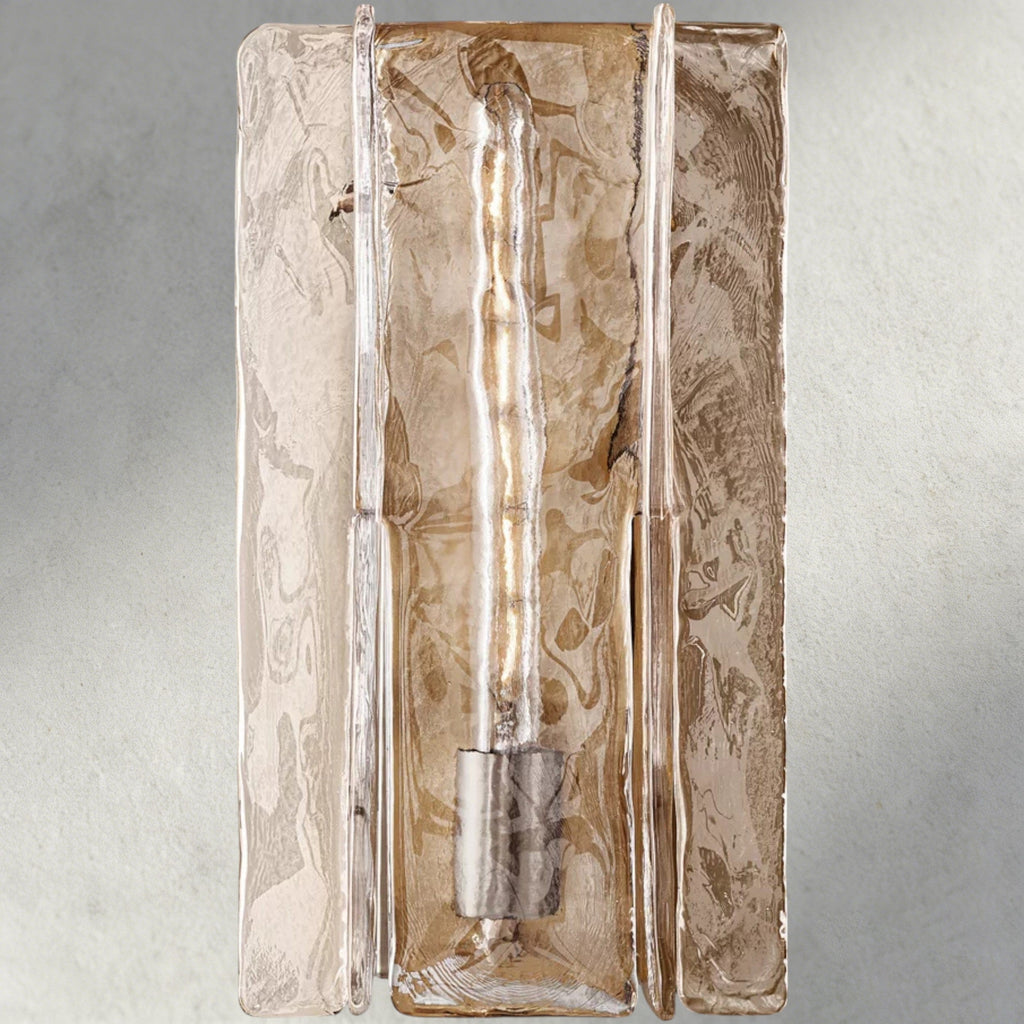 Lattice Clear Glass Sconce 15", 30"-Wall Sconce-Manorlights