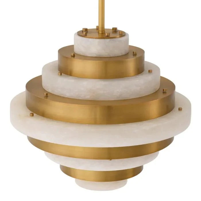 Lazzari Alabaster Chandelier 24" D - Dia24 x H21 inBlushlighting