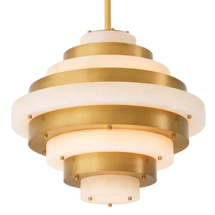 Lazzari Alabaster Chandelier 24" D - Dia24 x H21 inBlushlighting