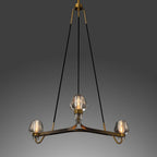 Letitia Crystal Chandelier 3 Light - Manor Lights