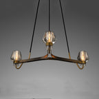 Letitia Crystal Chandelier 3 Light - Manor Lights