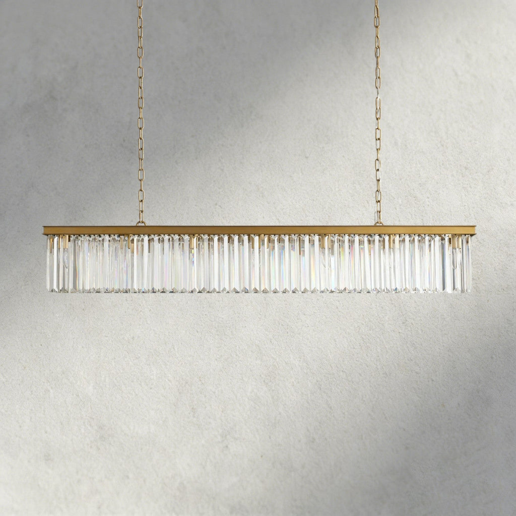 Leyland Rectangular Chandelier 60", 71.5"