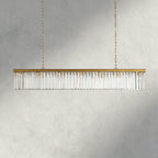 Leyland Rectangular Chandelier 60", 71.5"