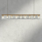 72" / Brass Leyland Rectangular Chandelier 60", 71.5"