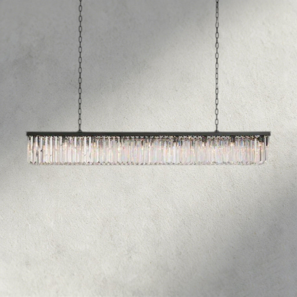72" / Bronze Leyland Rectangular Chandelier 60", 71.5"