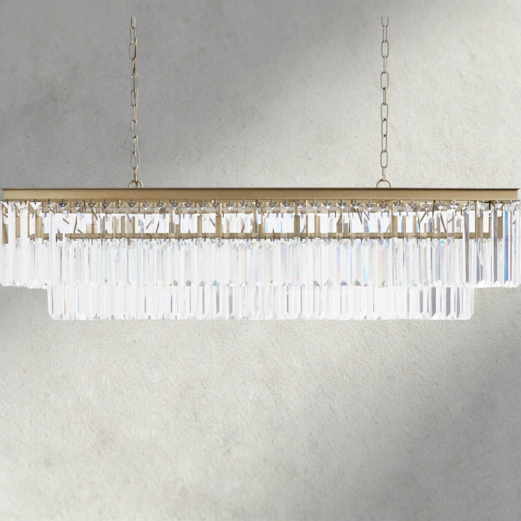 Leyland Tiered Rectangular Chandelier