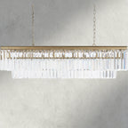 Leyland Tiered Rectangular Chandelier