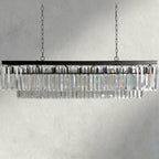 Bronze Leyland Tiered Rectangular Chandelier