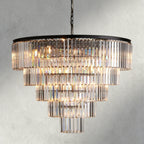 Bronze Leyland Tiered Round Chandelier