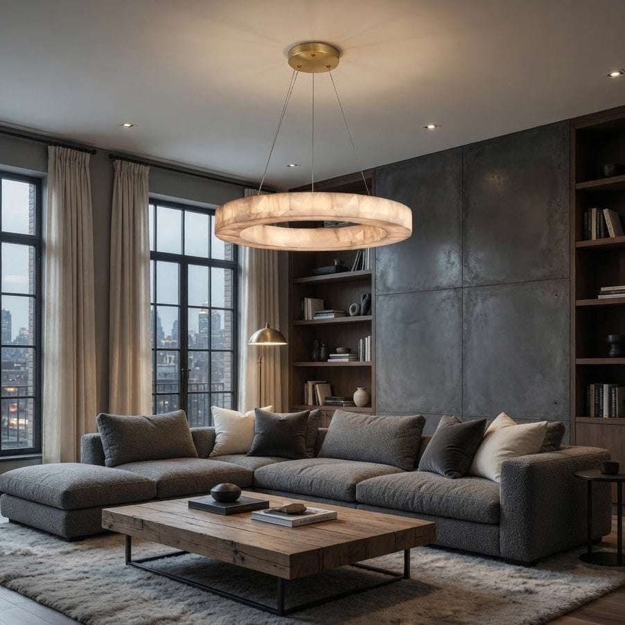 Owens Alabaster Chandelier additional product view