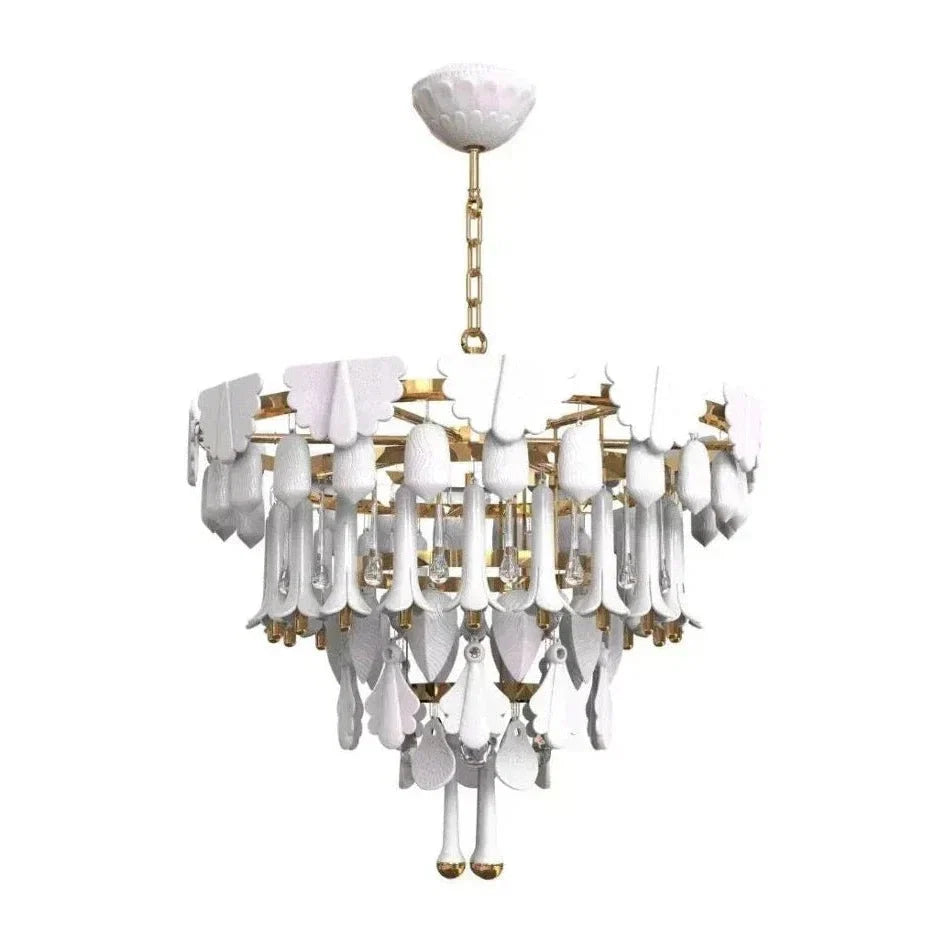 Lladro Seasons Chandelier - SunriseSmallBlushlighting
