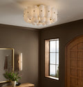 Lorna LED Double Tier Flush Mount 25"-Chandelier-Manorlights