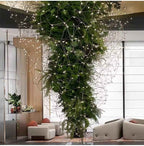 Lucia Tree Branch Chandelier for Foyer - Deep Golden BrownManorlights
