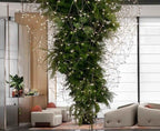 Lucia Tree Branch Chandelier for Foyer - Deep Golden BrownManorlights