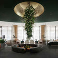 Lucia Tree Branch Chandelier for Foyer - Deep Golden BrownManorlights