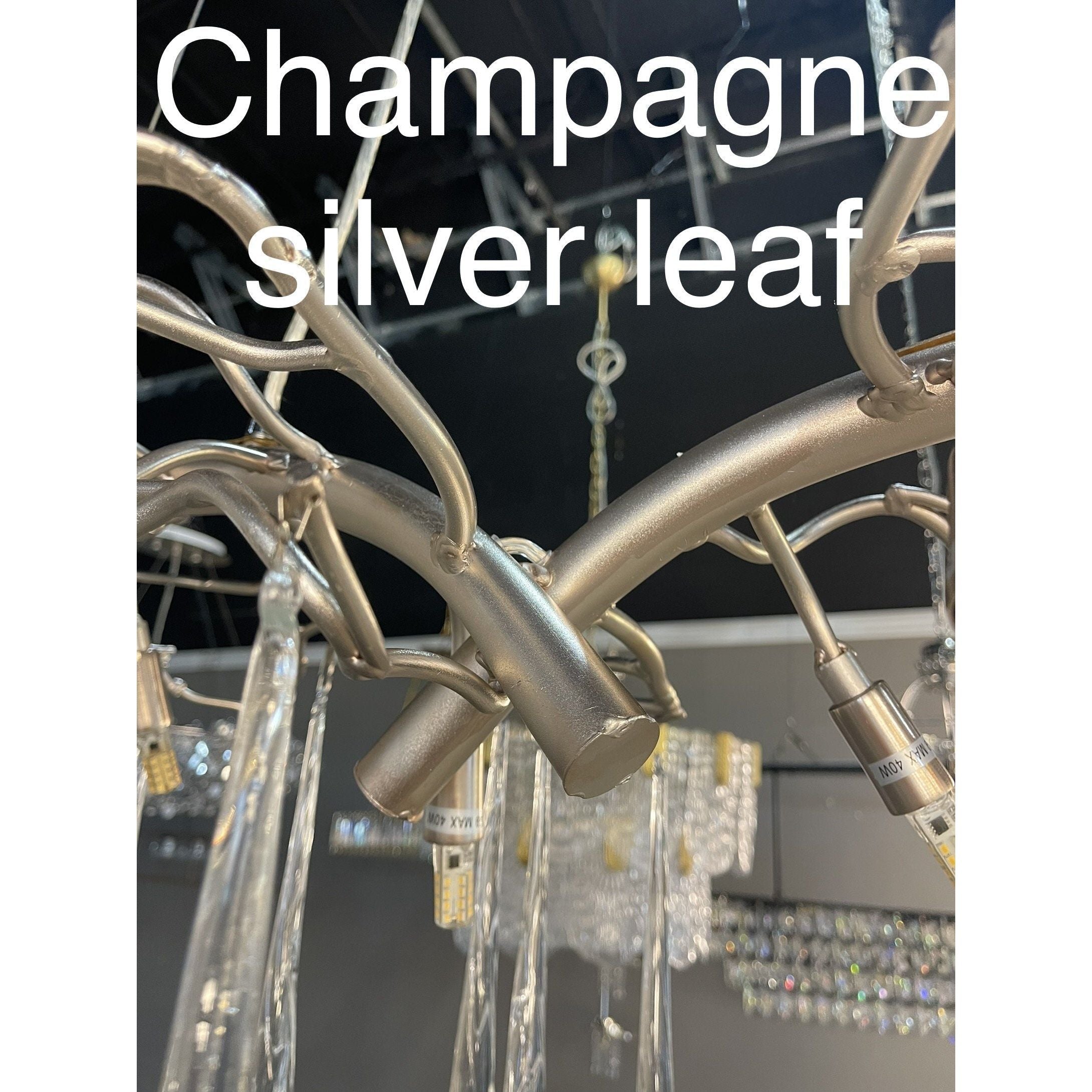 Lukas Oval Branching Brass Linear Teardrop Chandelier - 73" LengthDark Copper - Manorlights