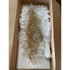 Lukas Oval Branching Brass Linear Teardrop Chandelier - 73" LengthDark Copper - Manorlights
