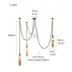 Luxury Alabaster Flint 3 - Light LED Multi - Drop Pendant Light - Manor Lights