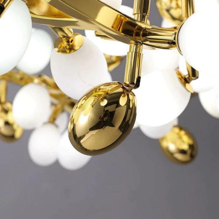 Luxury Escamoles Modern Linear Grape Chandelier - Small: 39.4" LBlushlighting