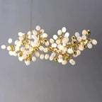 Luxury Escamoles Modern Linear Grape Chandelier - Small: 39.4" LBlushlighting