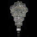 Luxury Extra Large Plaza Multi-Tier Crystal Chandelier For Hotel Hall / 2 Story Foyer / High Ceiling Living Room-Chandeliers-Manolights-D39.4"*H70.9"(D100cm*H180cm)/40 Lights/75.9 kg-Warm Light-Manolights