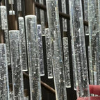 Luxury Spiral Bubble Crystal Chandelier for High Ceiling - CustomWarm LightManorlights