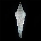 Luxury Spiral Crystal Chandelier for High-ceiling/Foyer/Staircase-Chandeliers-Manorlights