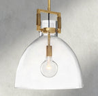 Machinist Glass Cloche Pendant 10", 14", 18"-pendant light-Manorlights