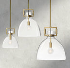 Machinist Glass Cloche Pendant 10", 14", 18"-pendant light-Manorlights